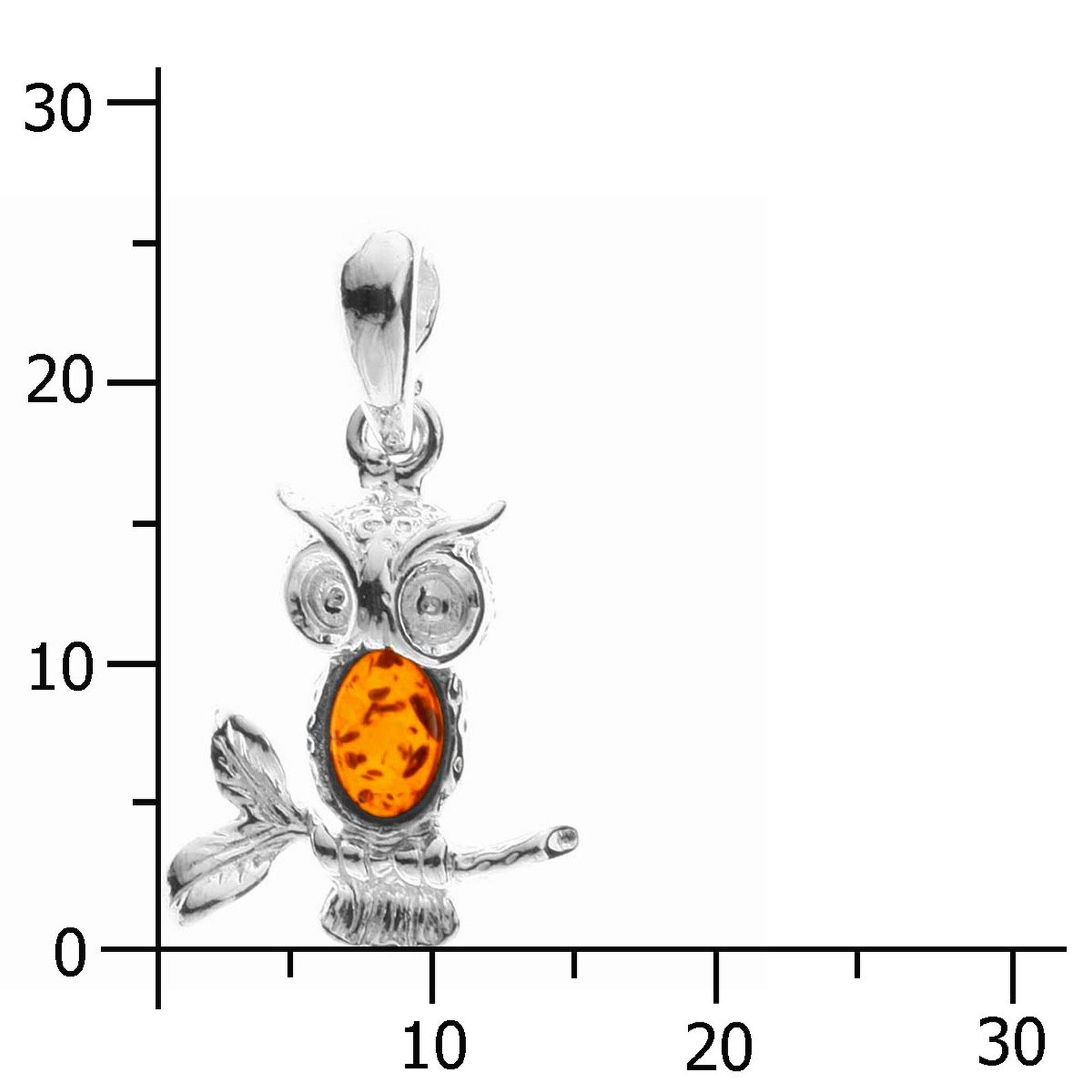 OSTSEE-SCHMUCK Kettenanhänger Ostsee-Schmuck Anhänger Eule Anhänger Eule (1 günstig online kaufen