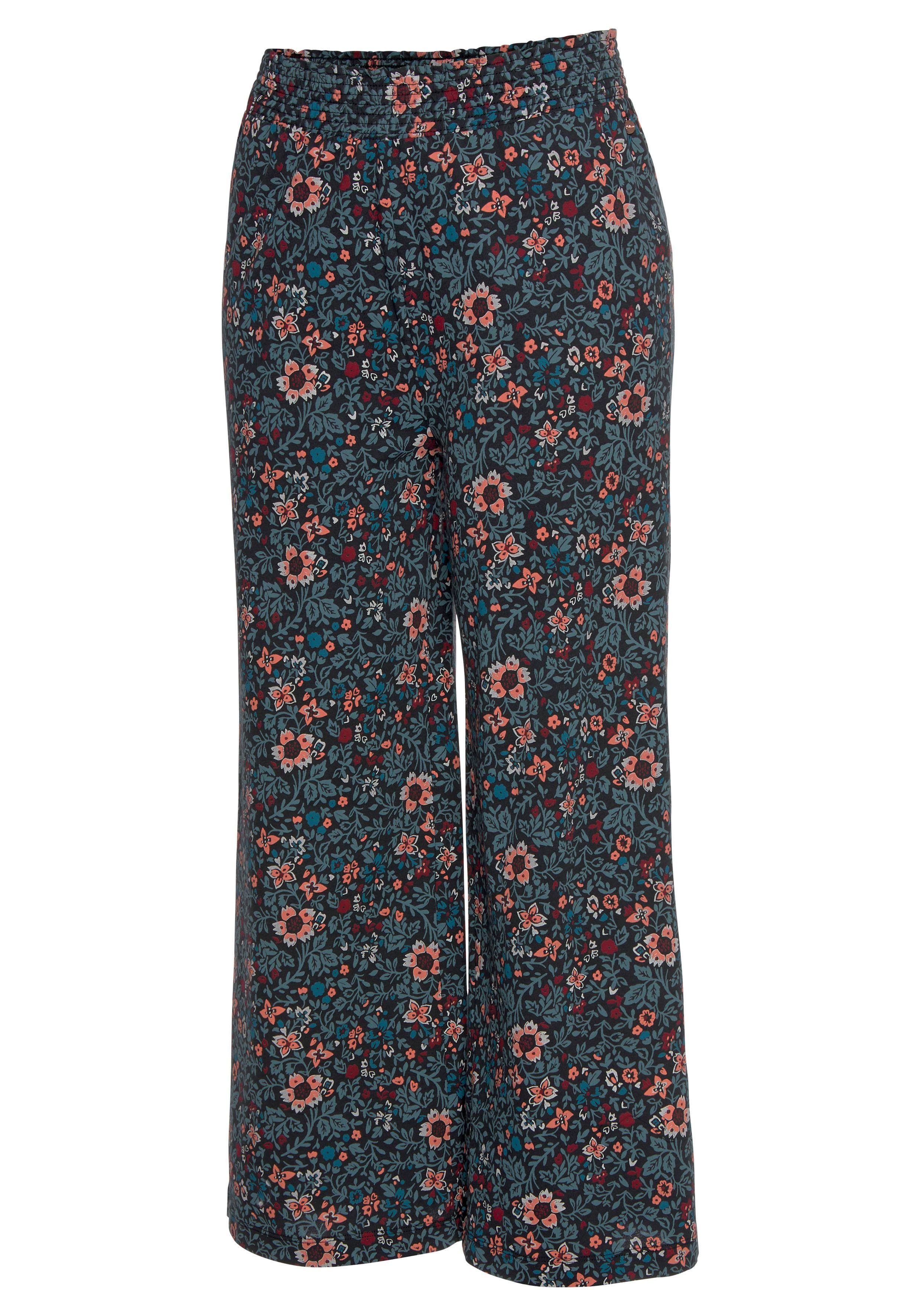 s.Oliver Pyjamahose Elastischer Bund in Smok-Optik