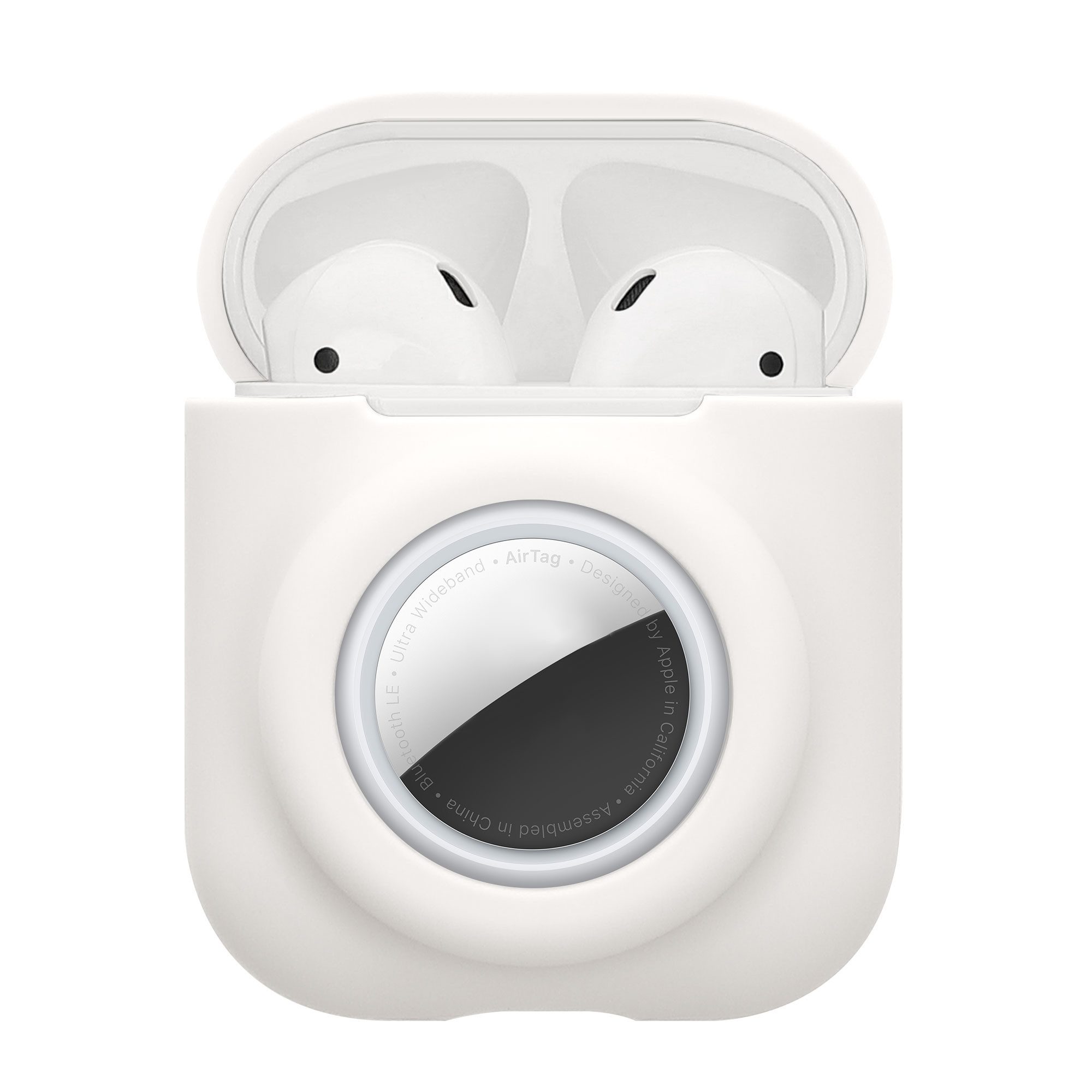 Etui 2-in1 Hülle für Apple Airpods 1 & 2 und AirTag