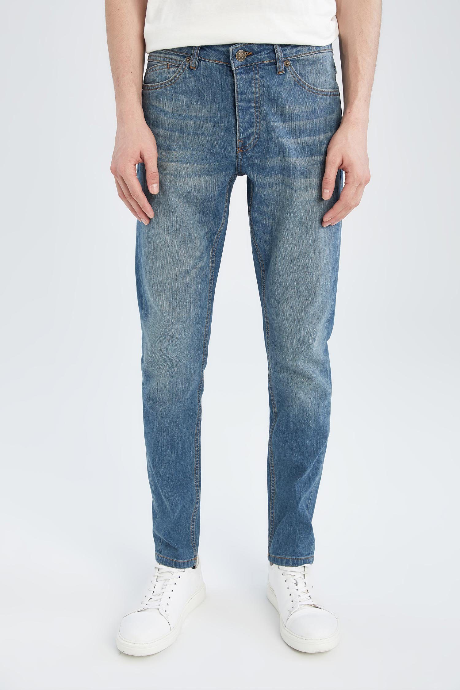 Herren SUPER FIT DENIM DeFacto Skinny-fit-Jeans Skinny-fit-Jeans SKINNY