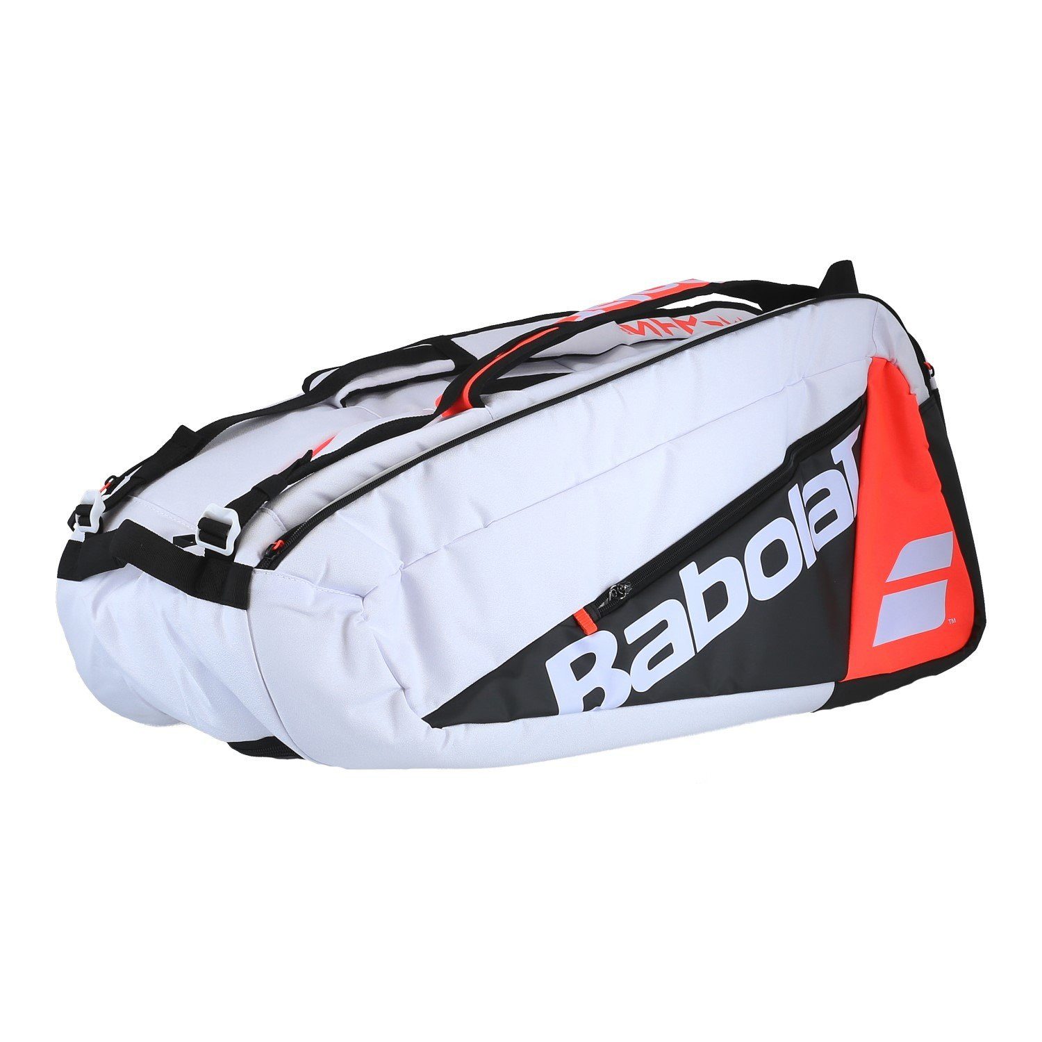 Babolat Sporttasche Tennis-Racketbag (Schlägertasche, 3 Hauptfächer) Pure Strike weiss