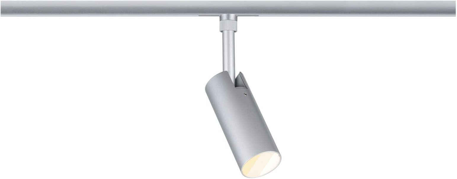 Paulmann Schienensystem-Leuchten URail Spot Tubo 1x4W 2700-4000K 230V, Farbsteuerung, Farbwechsel, Memoryfunktion, mehrere Helligkeitsstufen, LED fest integriert, Farbwechsler, 3-Step-Dim