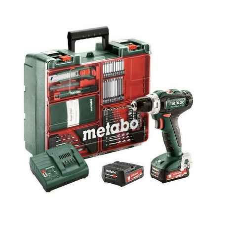 metabo Akku-Bohrschrauber POWERMAXX BS 12 SET (601036870), max. 1400,00 U/min, mit Akku und Ladegerät
