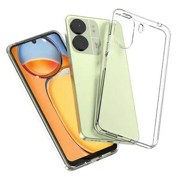 CoolGadget Handyhülle Transparent Ultra Slim Case für Xiaomi Redmi 13C 6,74 Zoll, Silikon Hülle Dünne Schutzhülle für Redmi 13C Hülle