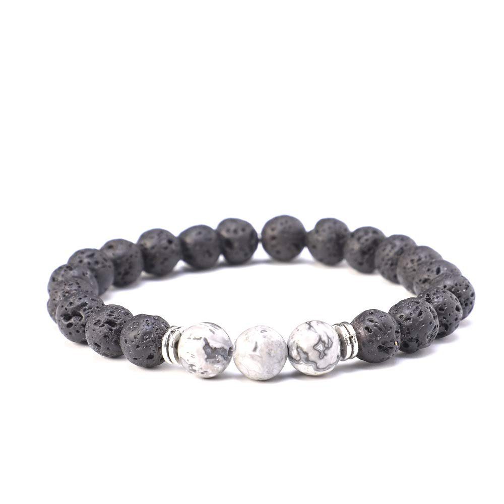 Kim Johanson Armband Chakra Yoga Armschmuck, mit Jaspi Perlen günstig online kaufen