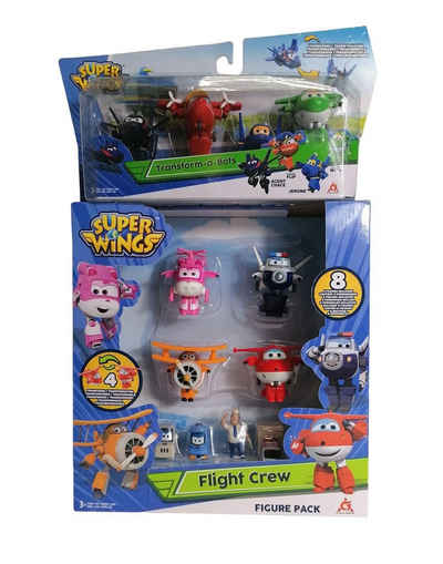 Vago®-Toys Actionfigur »Super Wings Transform-a-Bots - 12 Figuren Set«, (Set)
