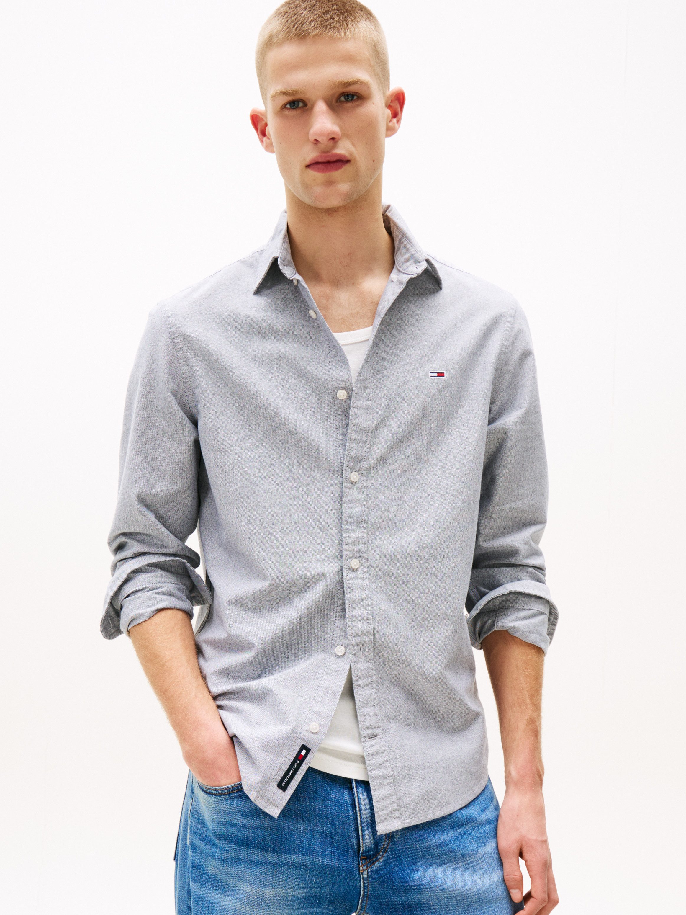 Tommy Jeans Langarmhemd TJM REG OXFORD günstig online kaufen