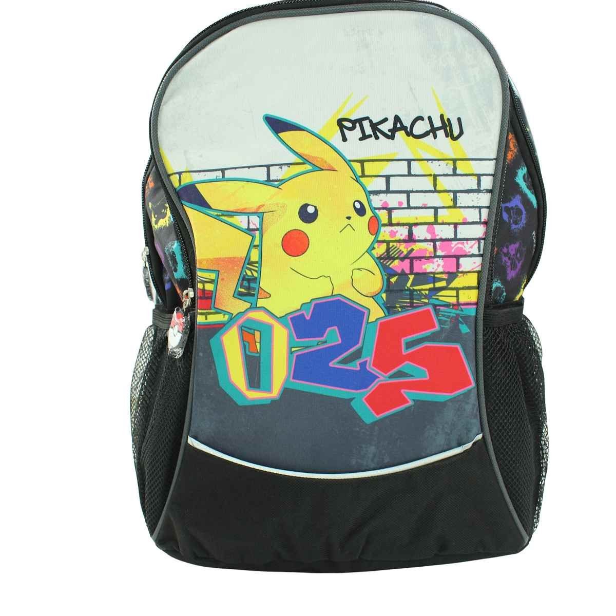 POKÉMON Kinderrucksack Pokemon Pikachu Jungen Rucksack Schultasche Gr. 40x27x14 cm