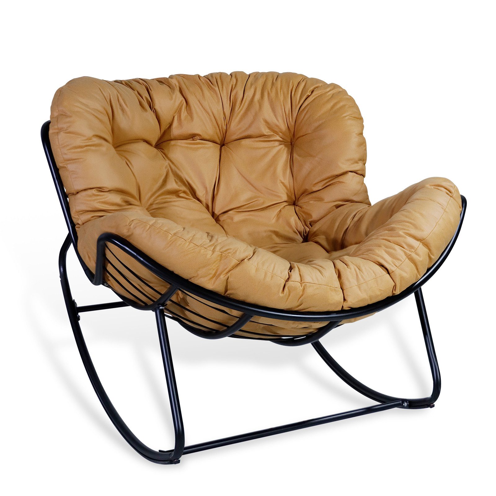 CCLIFE Schaukelsessel Schaukelstuhl Wohnzimmer Schaukelsessel Relaxstuhl günstig online kaufen