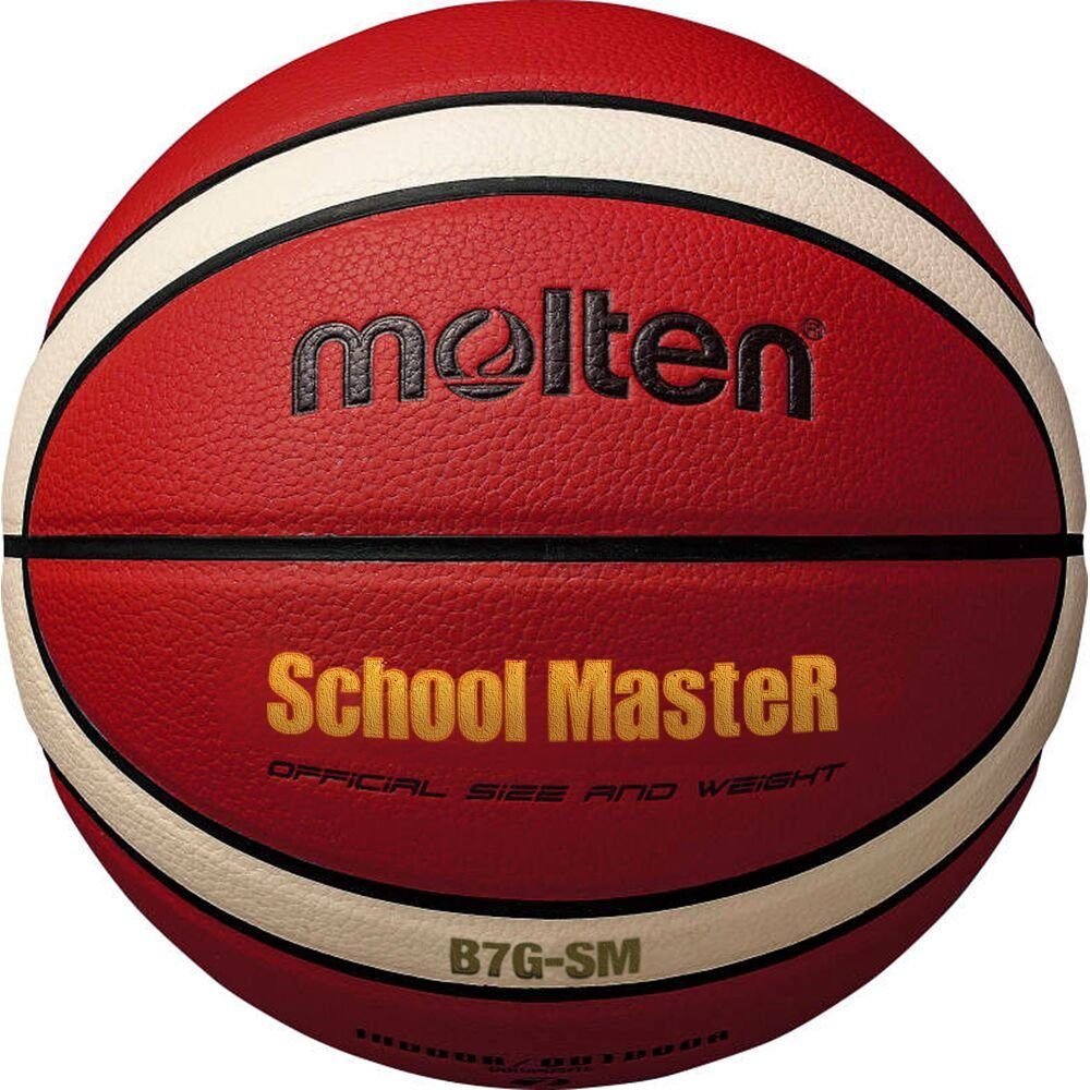 Molten Basketball Basketball School Master, Sehr gute Ballkontrolle dank top Grip