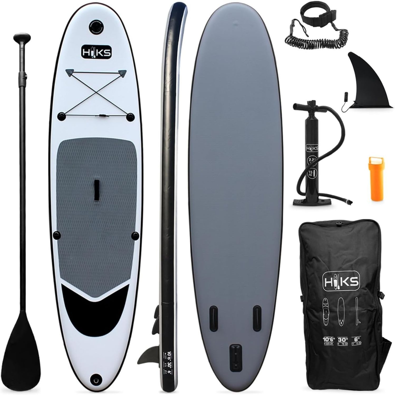 BURI Inflatable SUP-Board Aufblasbares Stand Up 3.2m Paddle Board Set ...