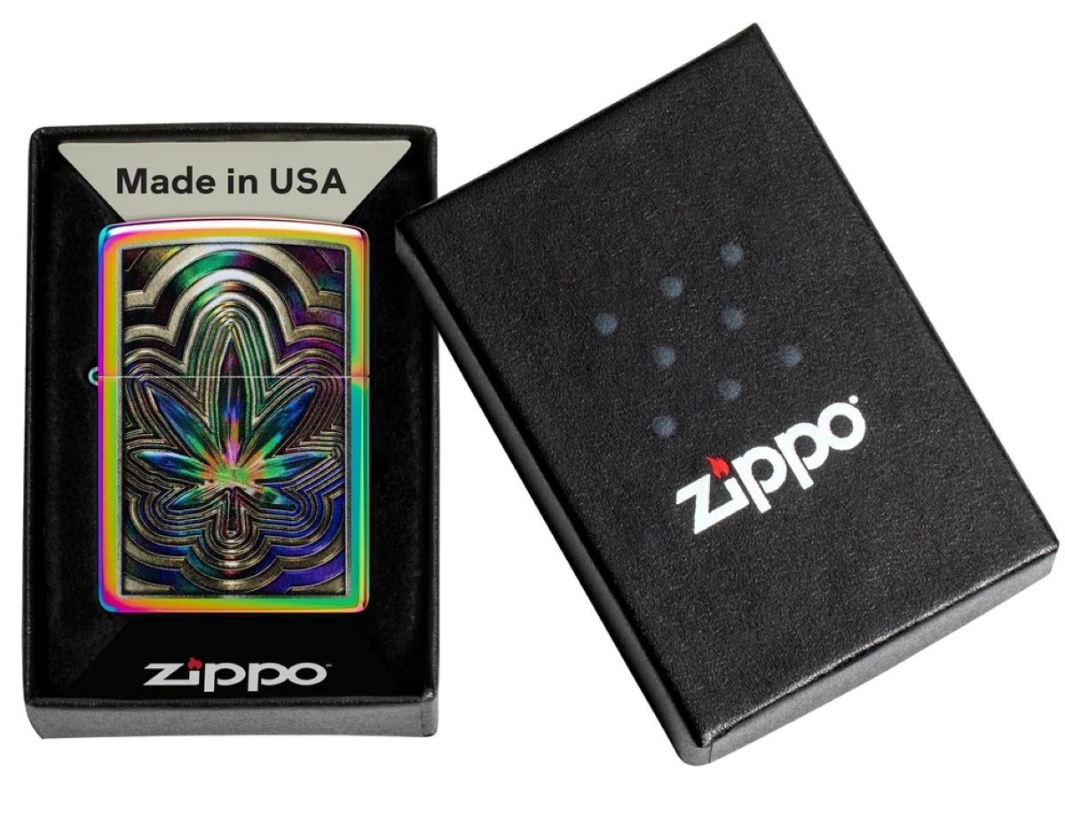 Zippo Feuerzeug Sturmfeuerzeug Spectrum color Metallic Leaf, Zippo Neuheit Herbst 2026