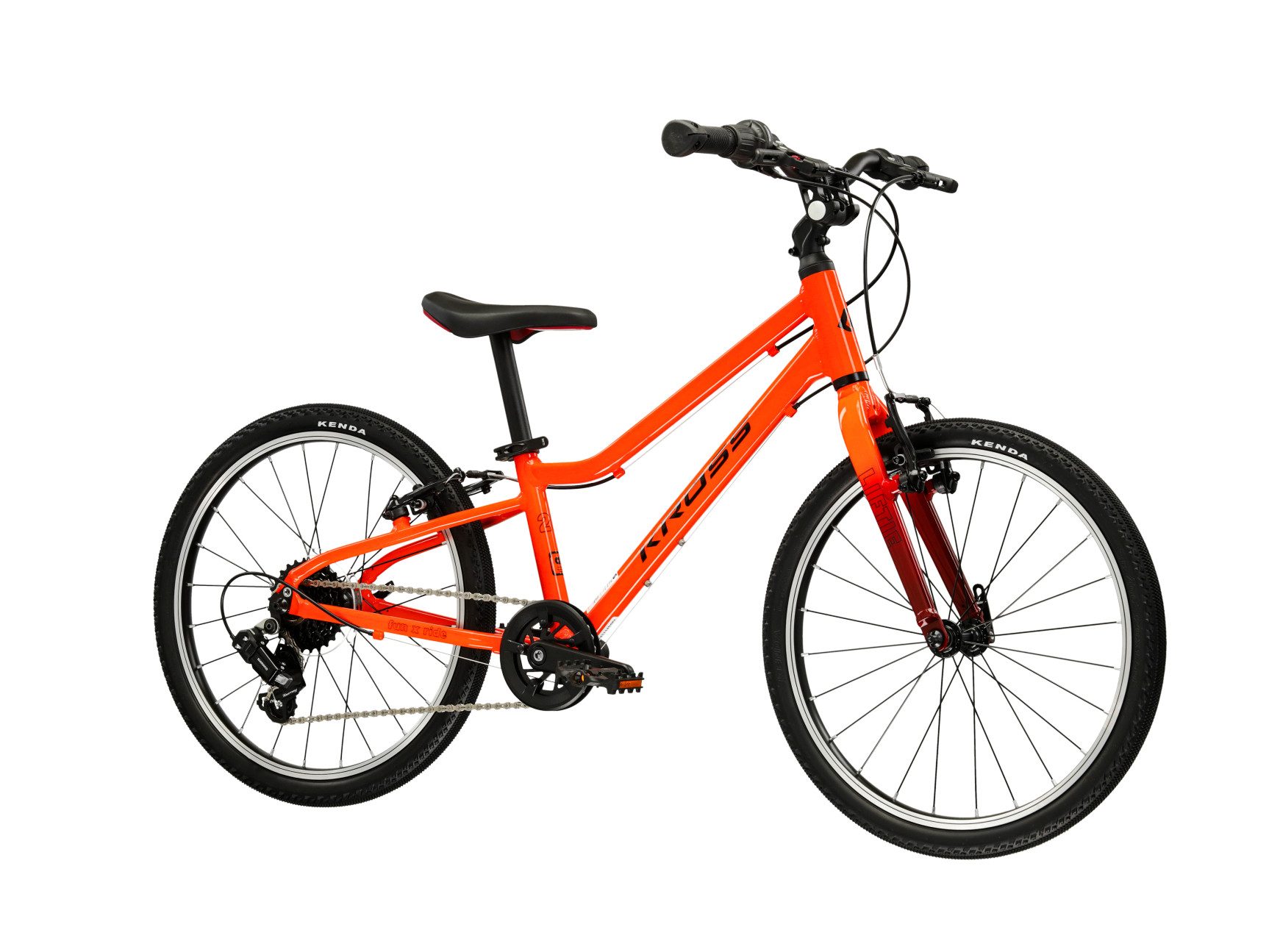 Kross Kinderfahrrad Lightweight Liftie 7 Gänge, 7 Gang Shimano TOURNEY TY200 Schaltwerk, Kettenschaltung
