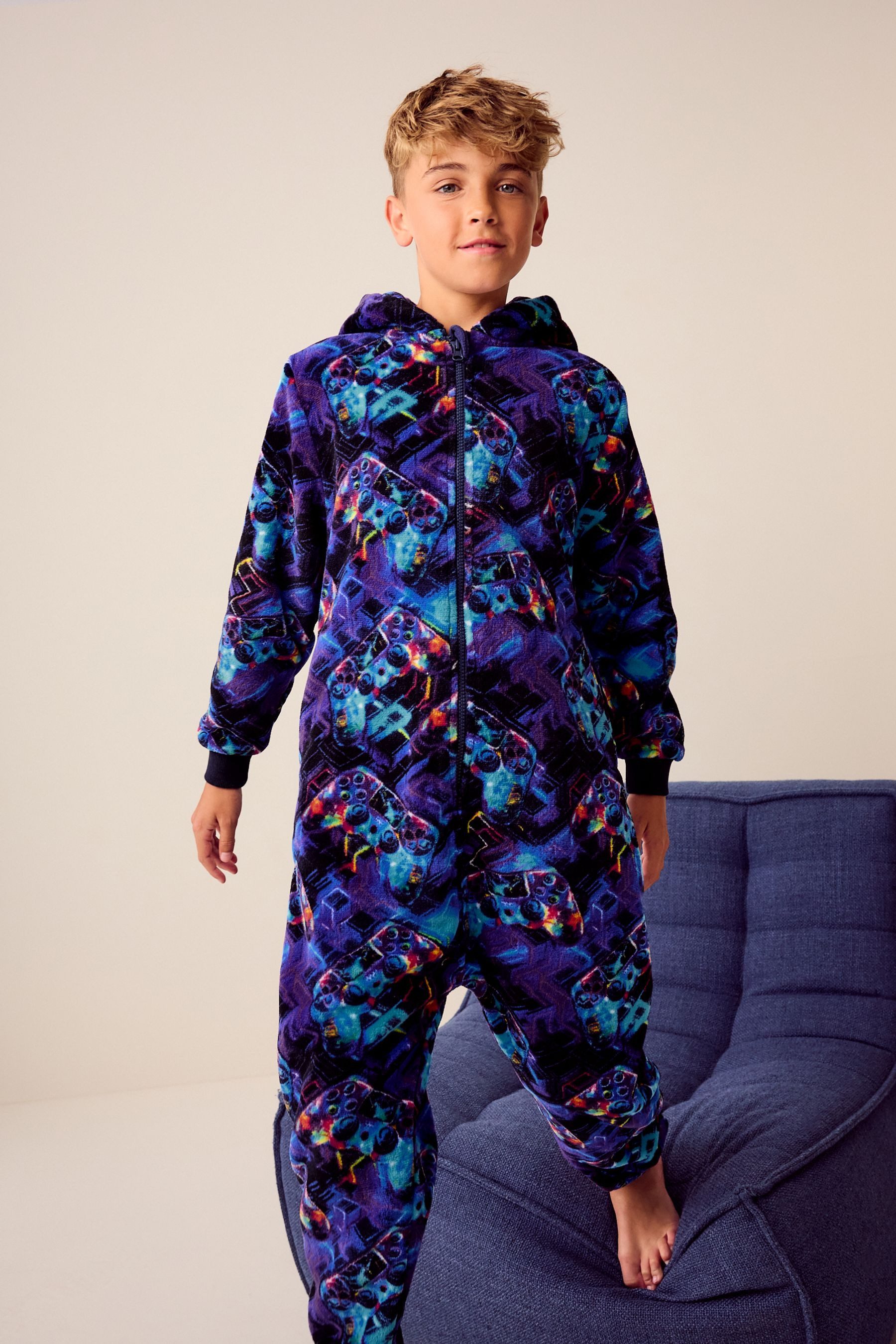 Next Fleeceoverall Schlafanzug-Einteiler aus Fleece (1-tlg)