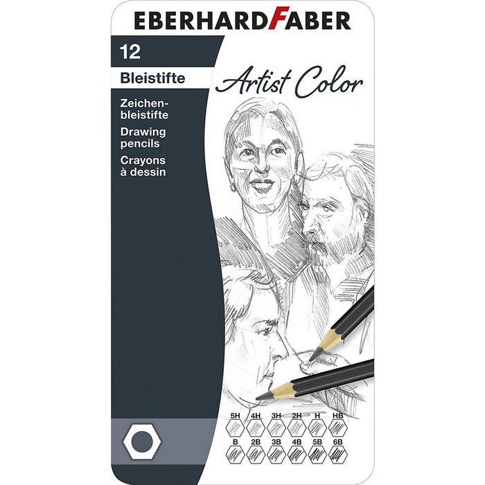 Eberhard Faber Bleistift Zeichenbleistifte 12 Härtegrade