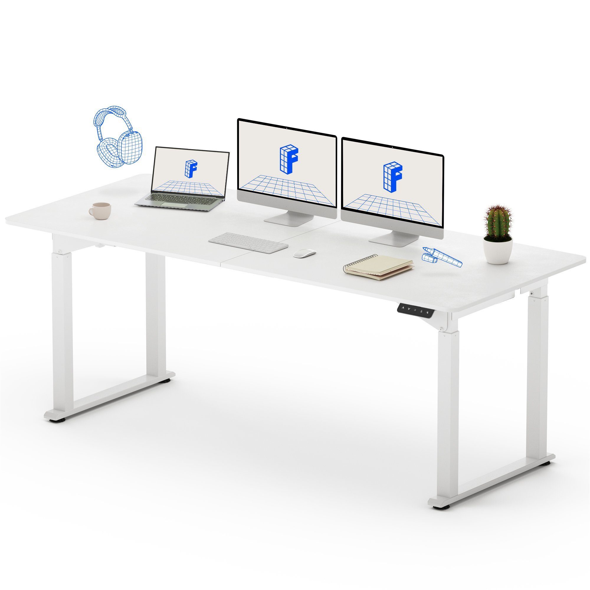 FLEXISPOT Schreibtisch Elektrisch höhenverstellbarer Tisch mit günstig online kaufen