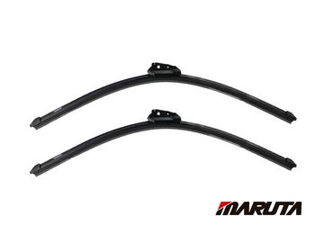 MARUTA Scheibenwischblätter FLAT WIPER SILICONE - Cross Platform, (2-St., Scheibenwischer SET 550 mm / 550 mm für Frontscheibe, Aero-dynamik)