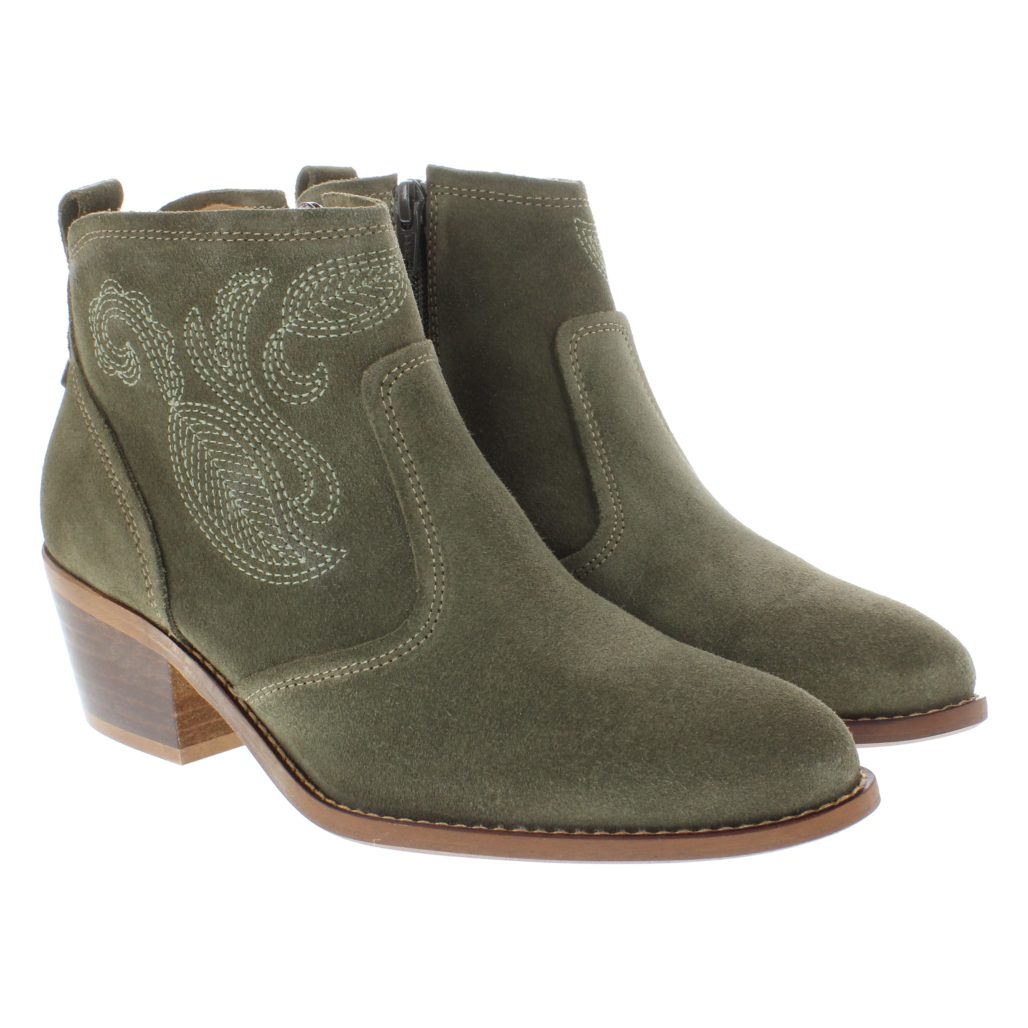 XAVER LUIS Schuhmanufaktur MAYBELLE - Westernstiefel mit Lederfutter Westernstiefelette