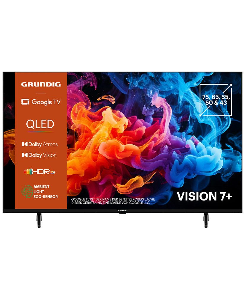 Grundig 55 GUB 7540 Q OLED-Fernseher (139 cm/55 Zoll, Dolby Vision und HDR10+, Google TV, Micro Dimming Engine sorgt für perfekte Aussteuerung der Kontraste)