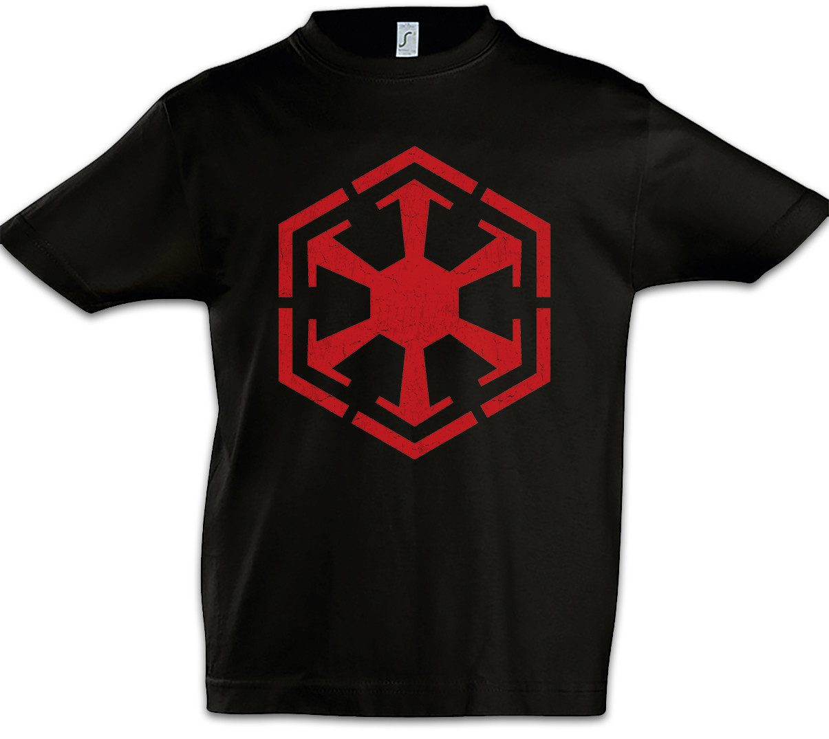Print-Shirt Dark Star Empire Logo Kinder T-Shirt Krieg Sith Side Imperium Wars