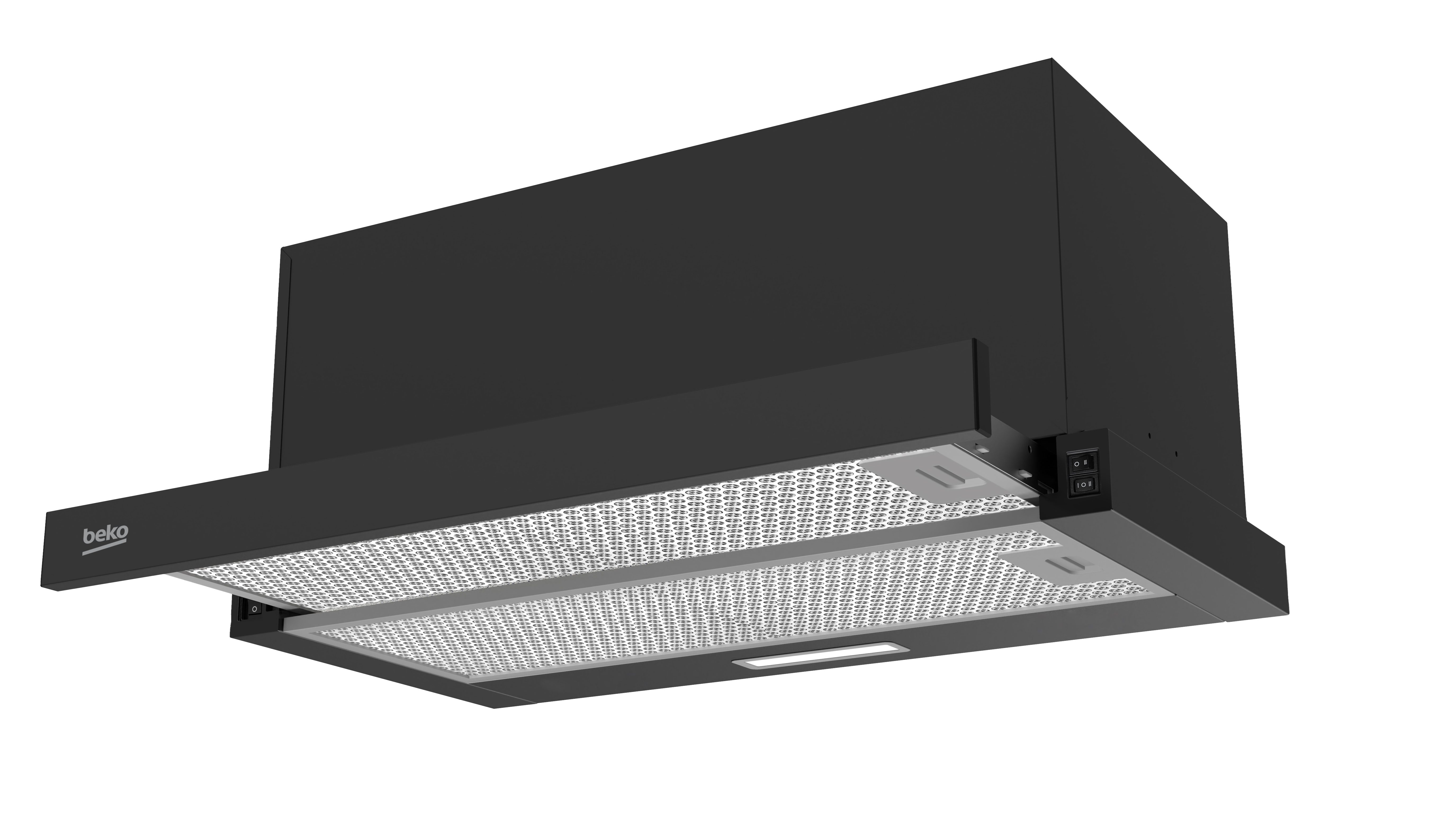 BEKO Unterbauhaube HNT61520BH HNT61520BH, Teleskophaube mit LED Beleuchtung