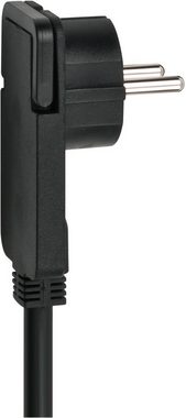 Brennenstuhl Comfort-Line Plus Steckdosenleiste 4-fach (Kabellänge 2 m), mit Flachstecker, Schalter und extra breiten Abständen der Steckdosen