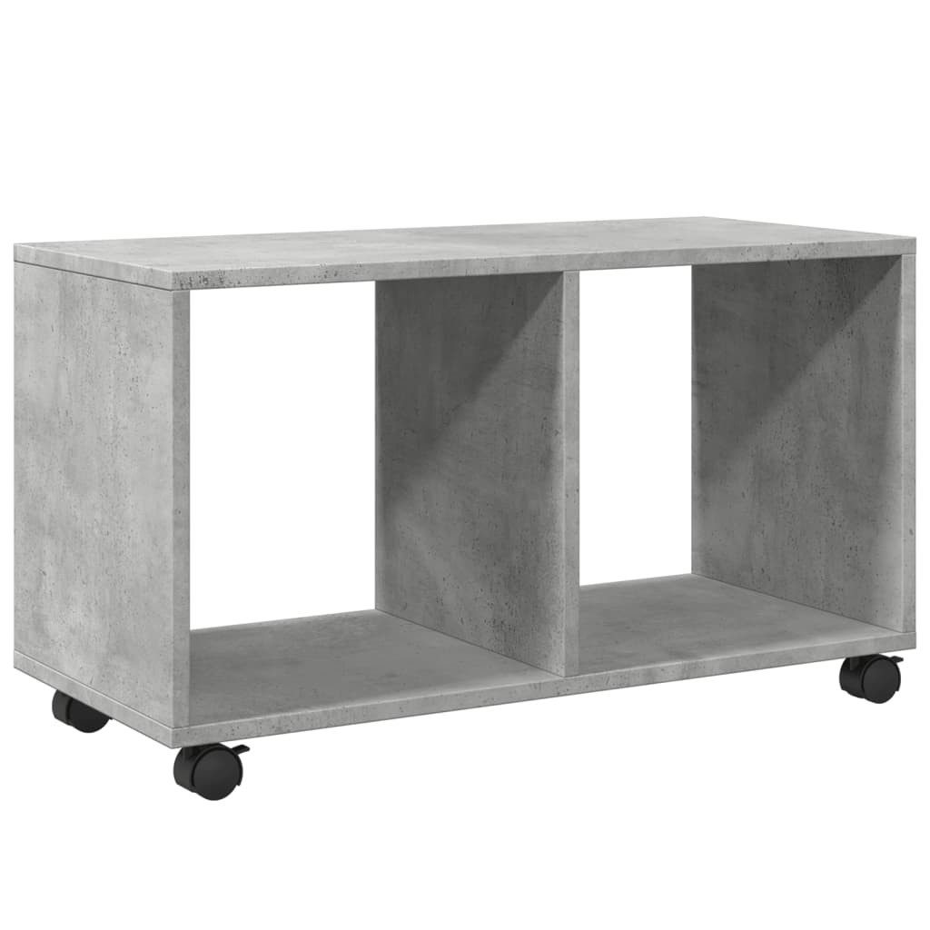 vidaXL Beistelltisch Rollschrank Betongrau 72x33x42,5 cm günstig online kaufen