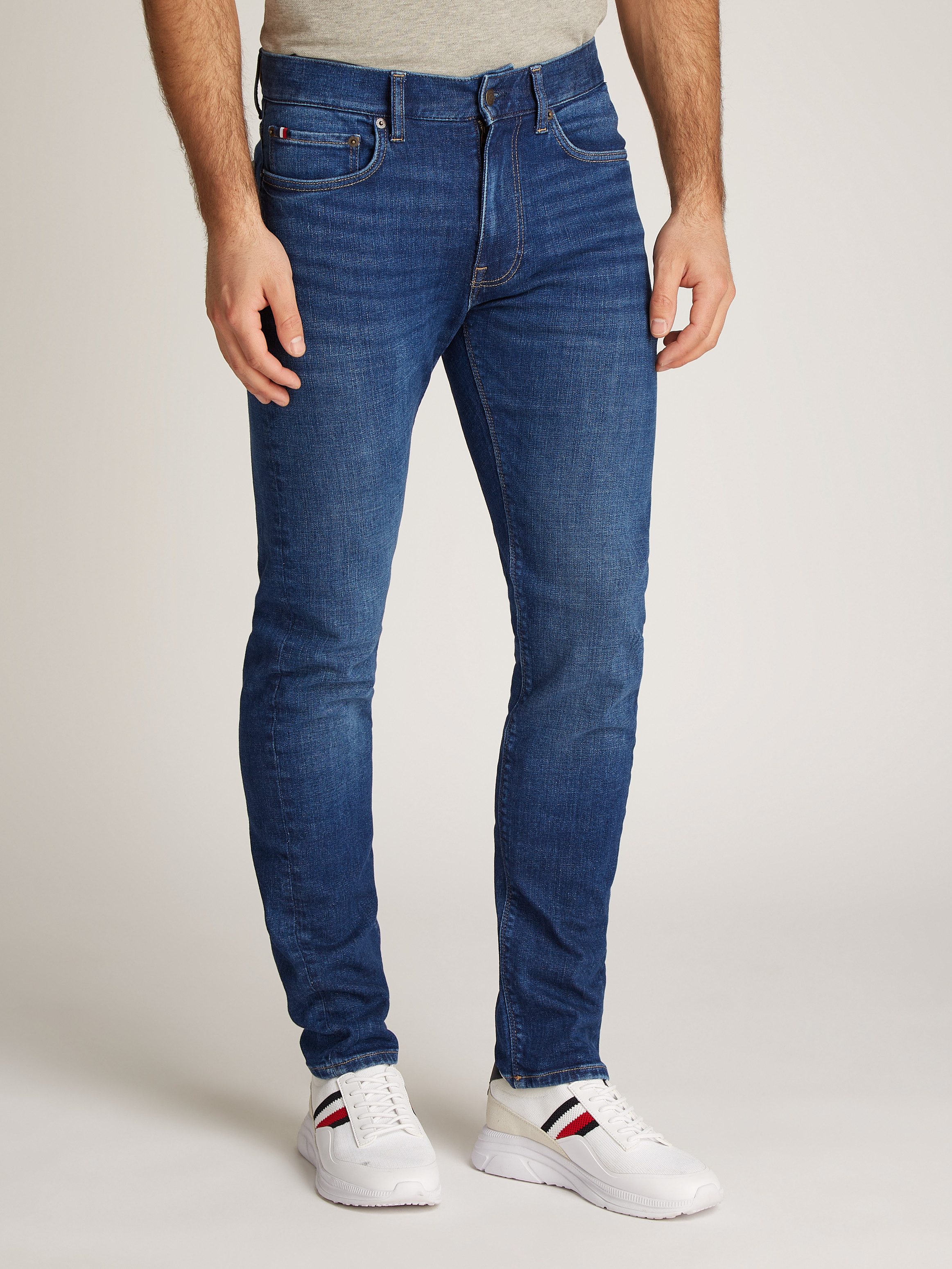Slim-fit-Jeans SLIM BLEECKER PSTR TEXAS INDIGO