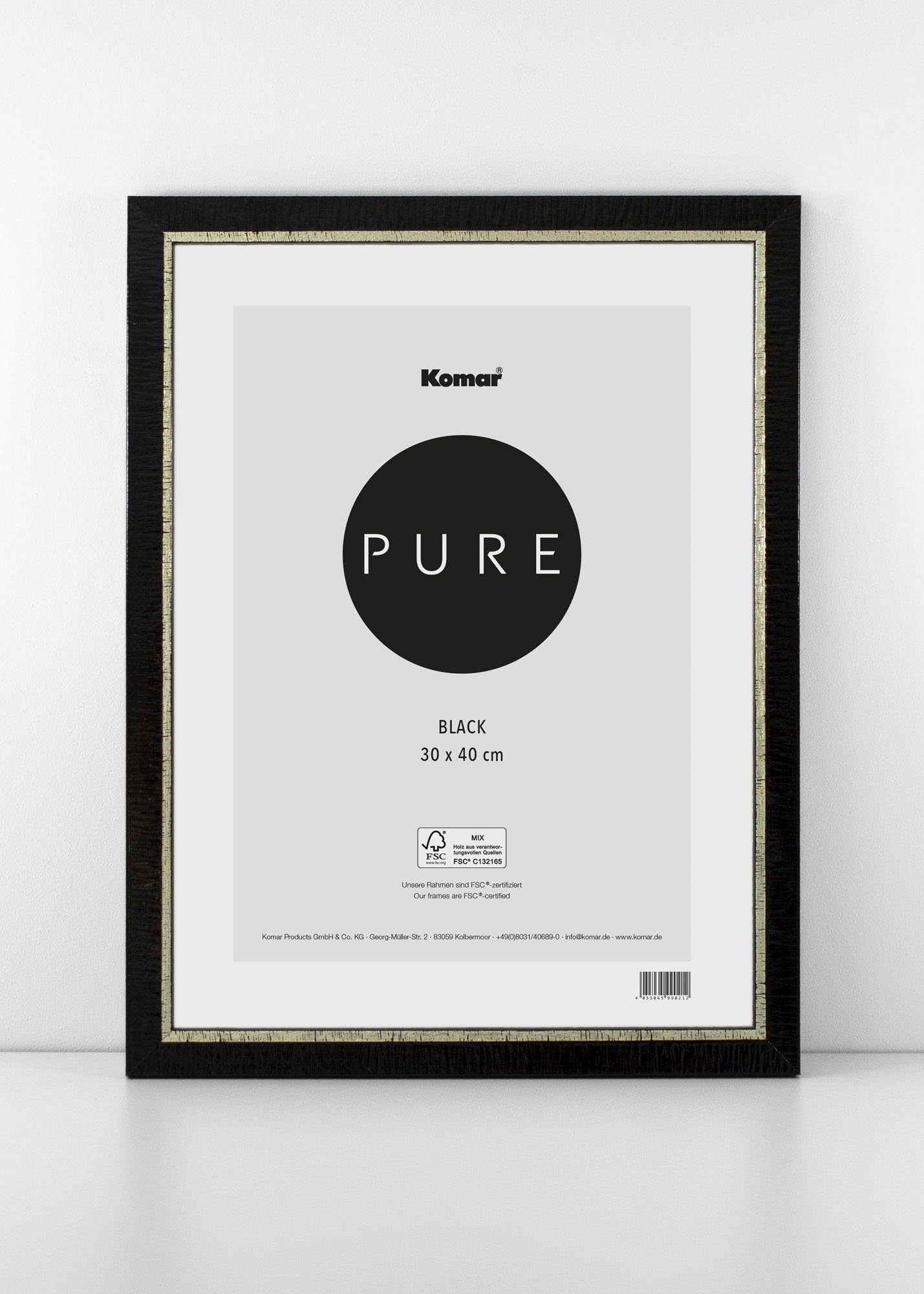 Komar Bilderrahmen Elegant, Echtholzrahmen mit hochtransparentem Acrylglas günstig online kaufen