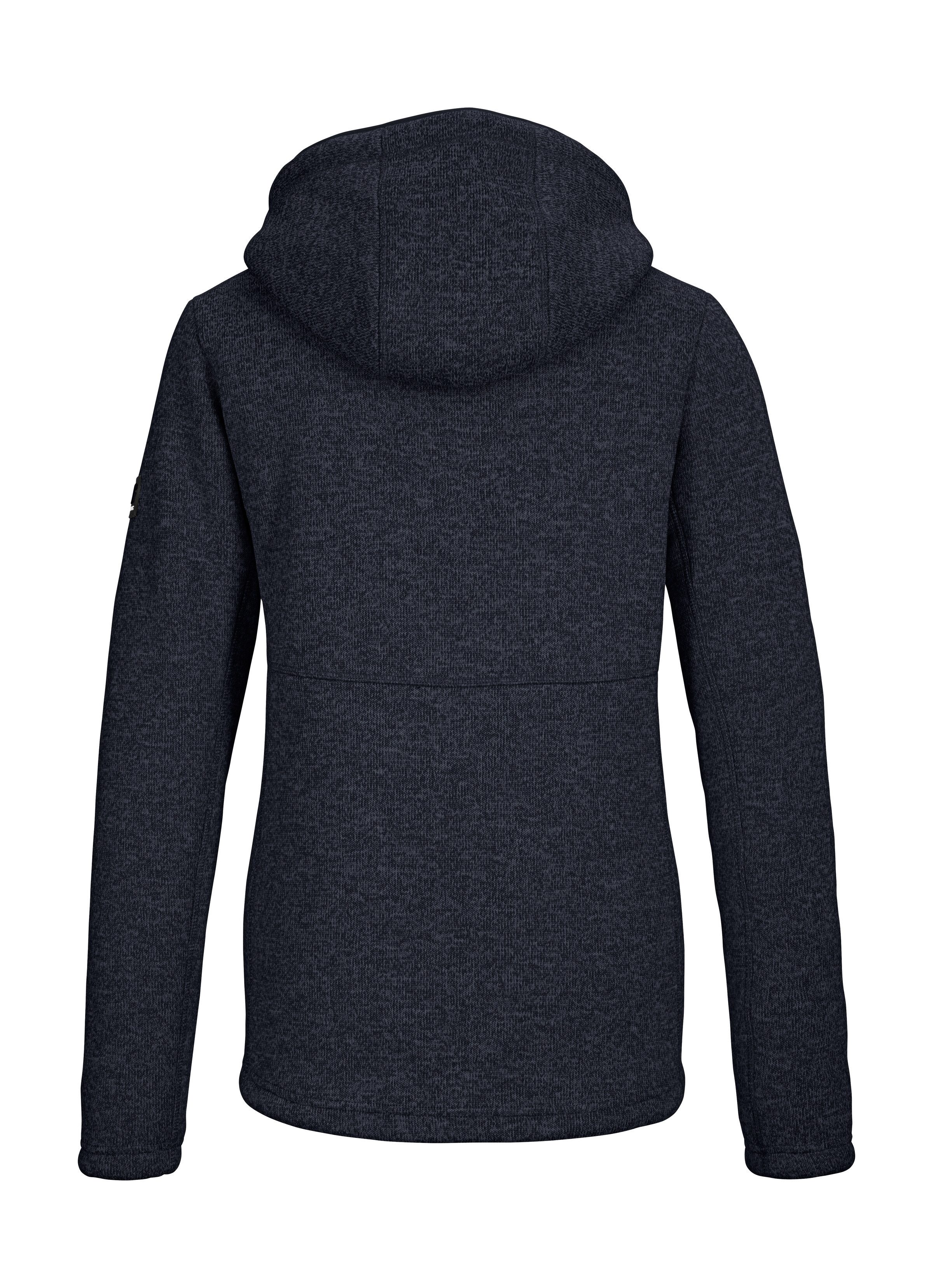 Killtec Fleecejacke KOW 41 WMN KNTFLC JCKT Strickfleecejacke mit Teddyfutter, Kapuze, verschließbare Taschen – Bild 2 von 2