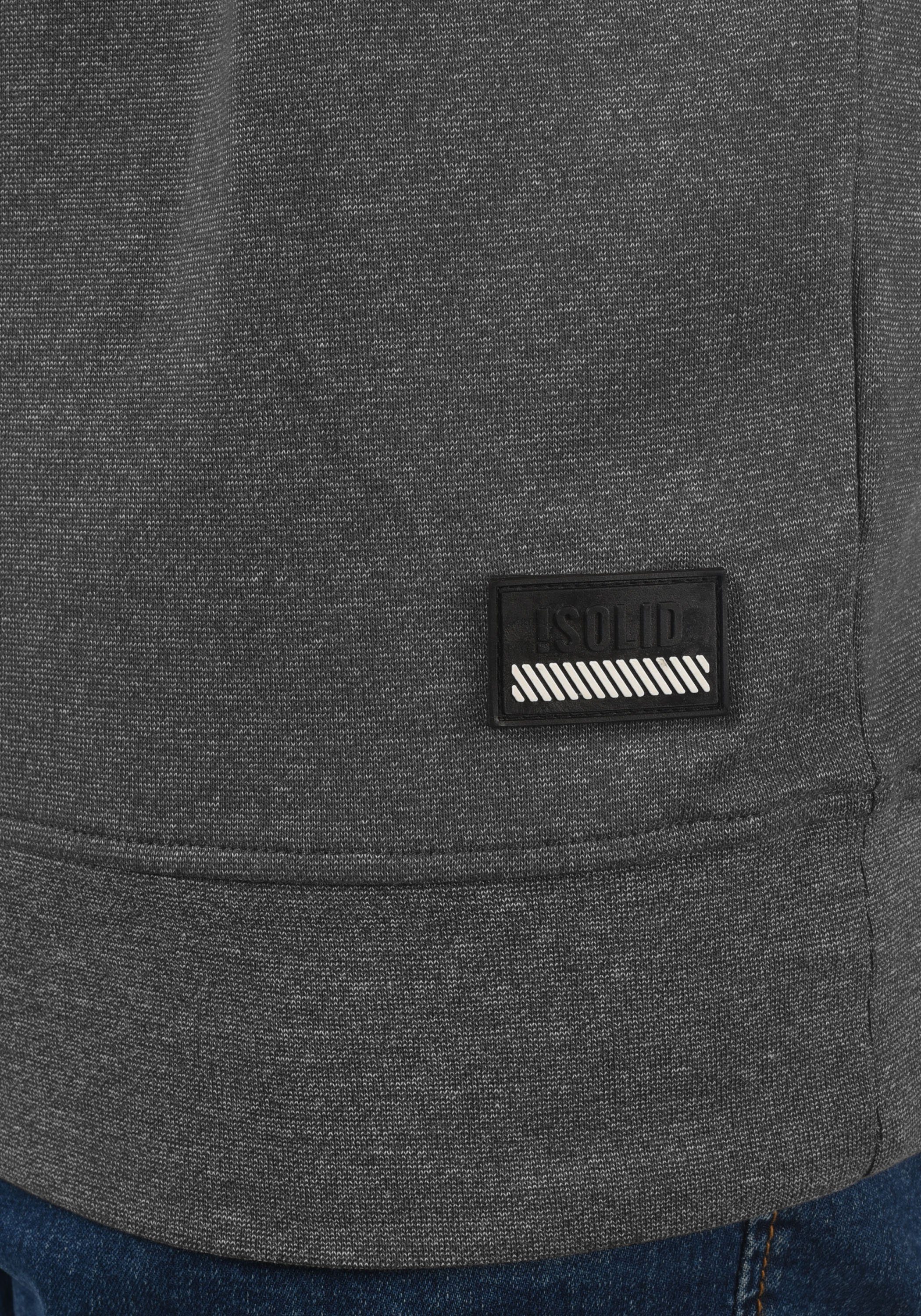 Solid Hoodie SDBekir mit Musterung und Forged (193907) Kordelzug Kapuzensweatshirt Iron