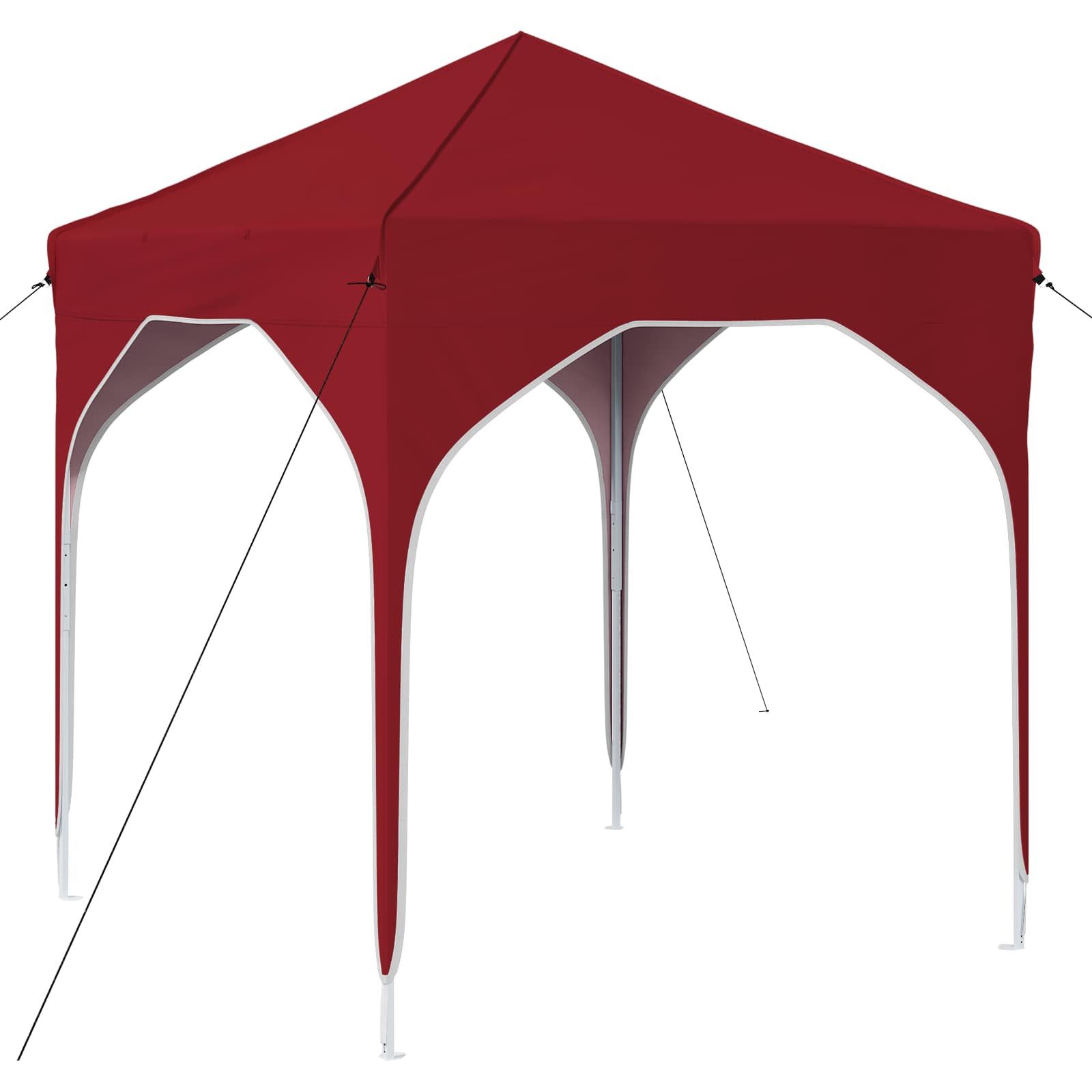 vidaXL Partyzelt Pop-up Partyzelt 194 x 194 x 245 cm Bordeauxrot