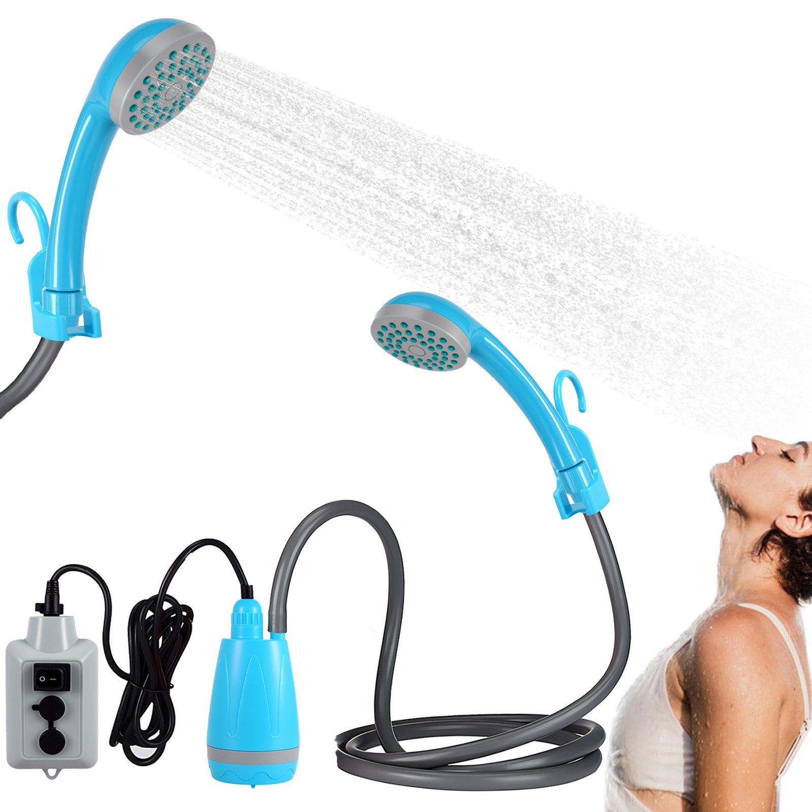 BlingBin Gartendusche Campingdusche Akku Camping Dusche günstig online kaufen