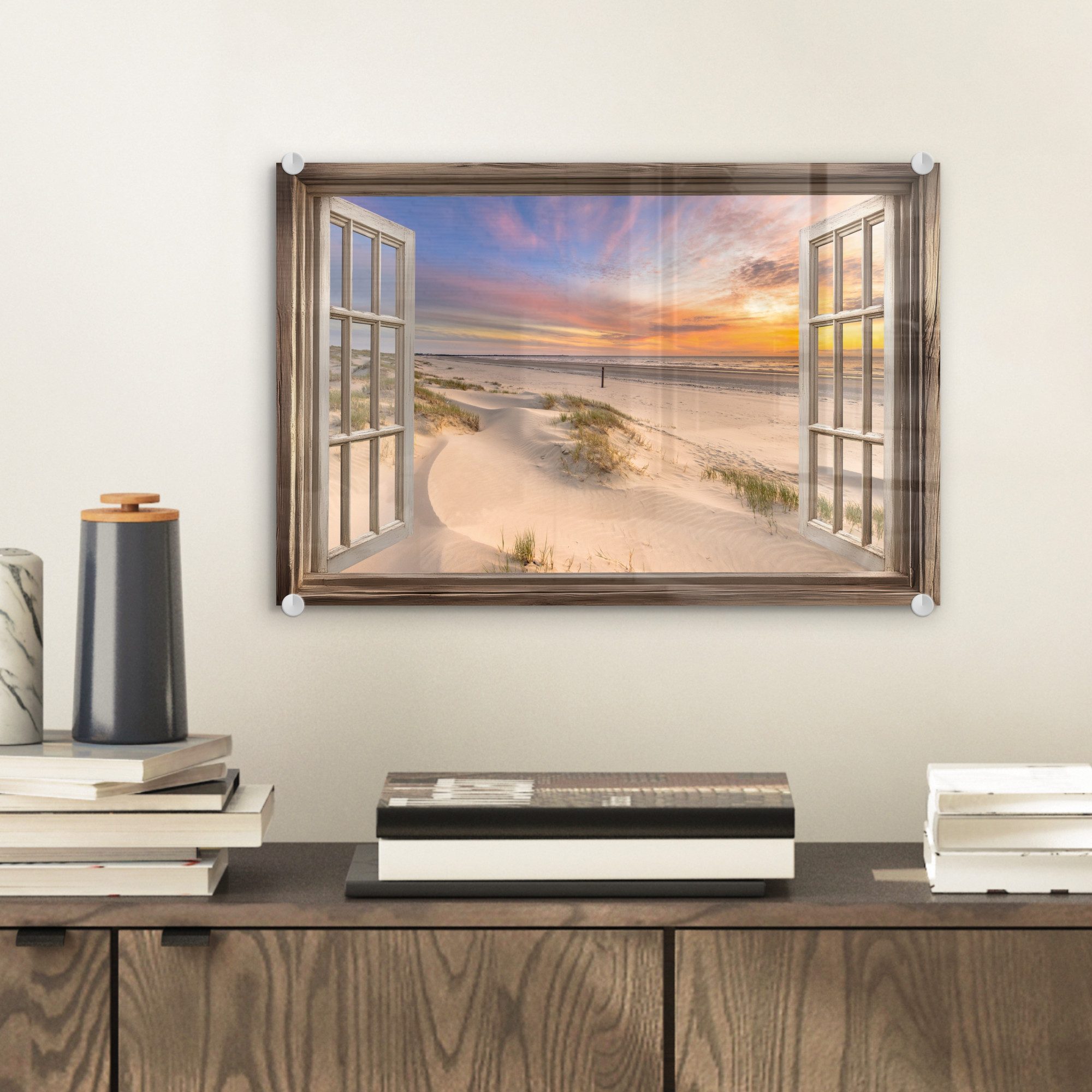 MuchoWow Acrylglasbild Aussicht - Strand - günstig online kaufen