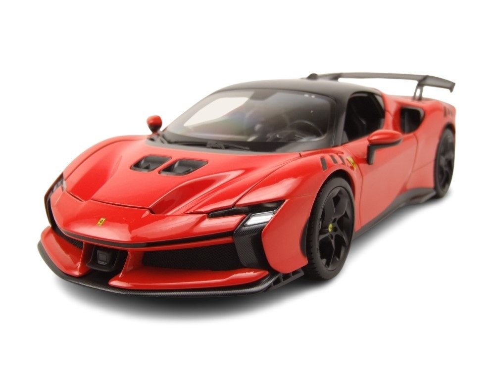 Bburago Modellauto Ferrari SF90 XX Stradale rot, Maßstab 1:18