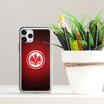 DeinDesign Handyhülle Eintracht Frankfurt Offizielles Lizenzprodukt Wappen, Apple iPhone 11 Pro Max Silikon Hülle Bumper Case Handy Schutzhülle