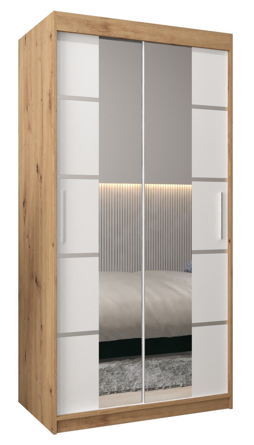 ABIKS MÖBEL Schwebetürenschrank Verona 4 Schlafzimmerschrank, günstig online kaufen