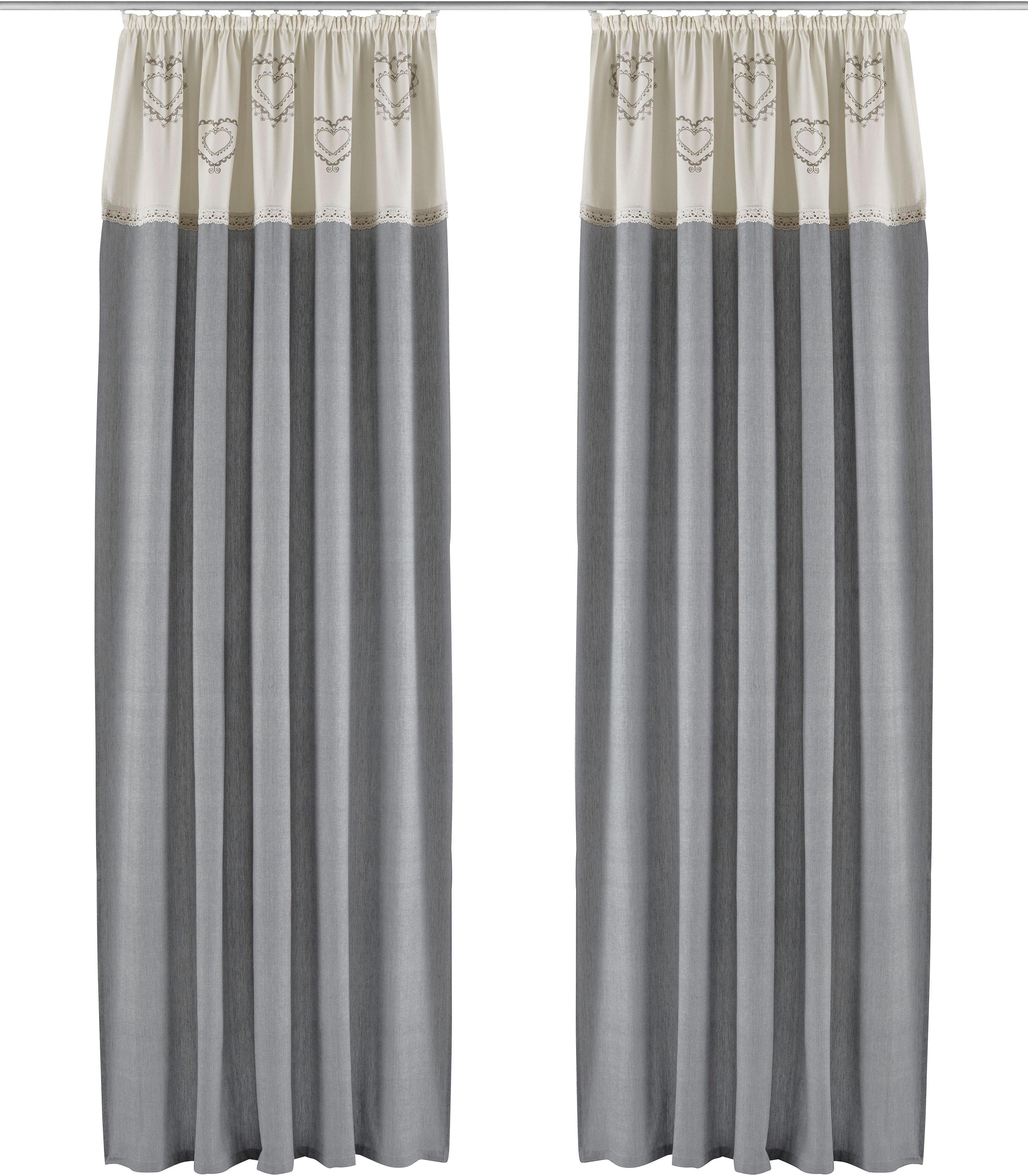 my home Gardine Louis, Kräuselband (1 günstig online kaufen