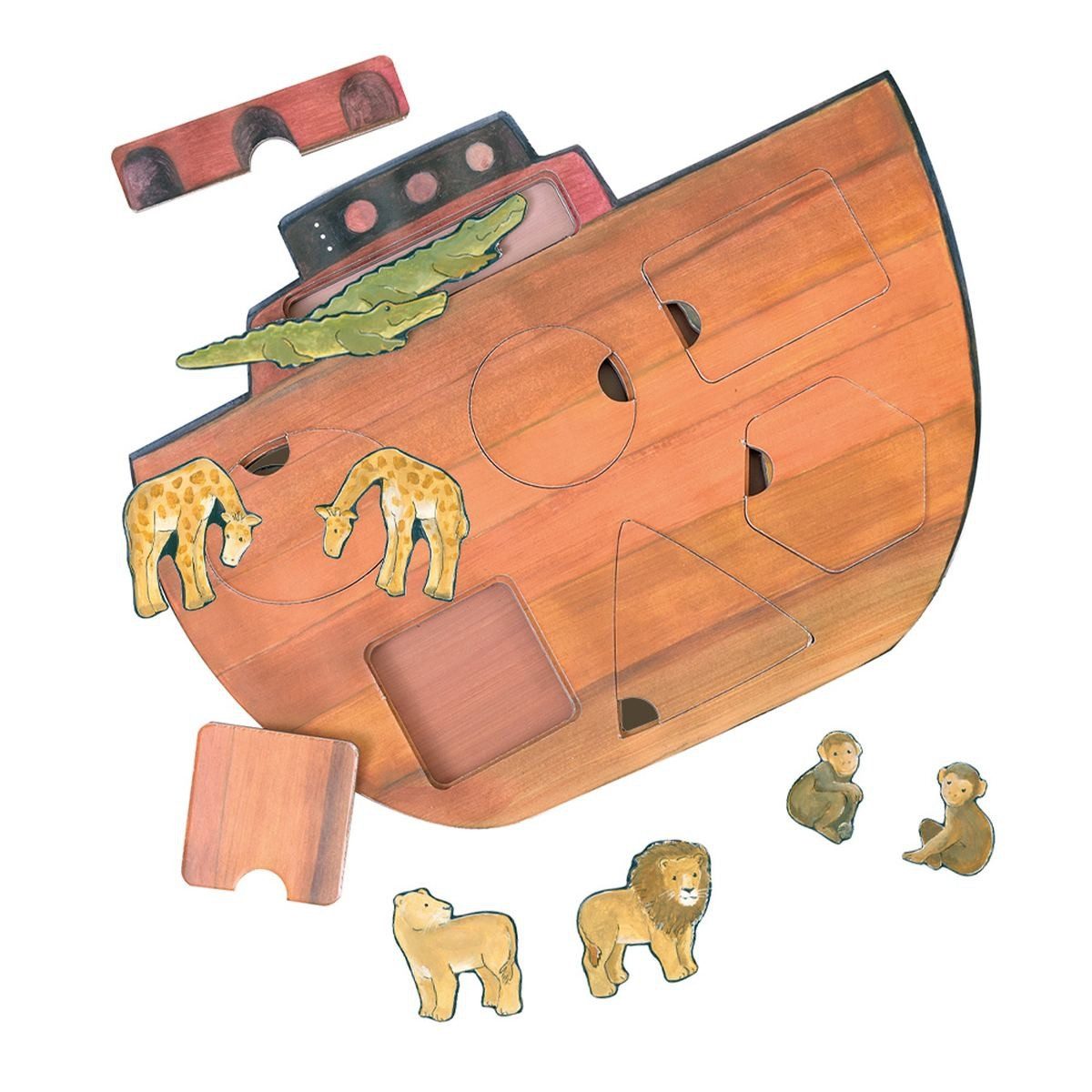 Egmont Toys Puzzle Schichtpuzzle Arche Noah Lernspiel Puzzle, Puzzleteile