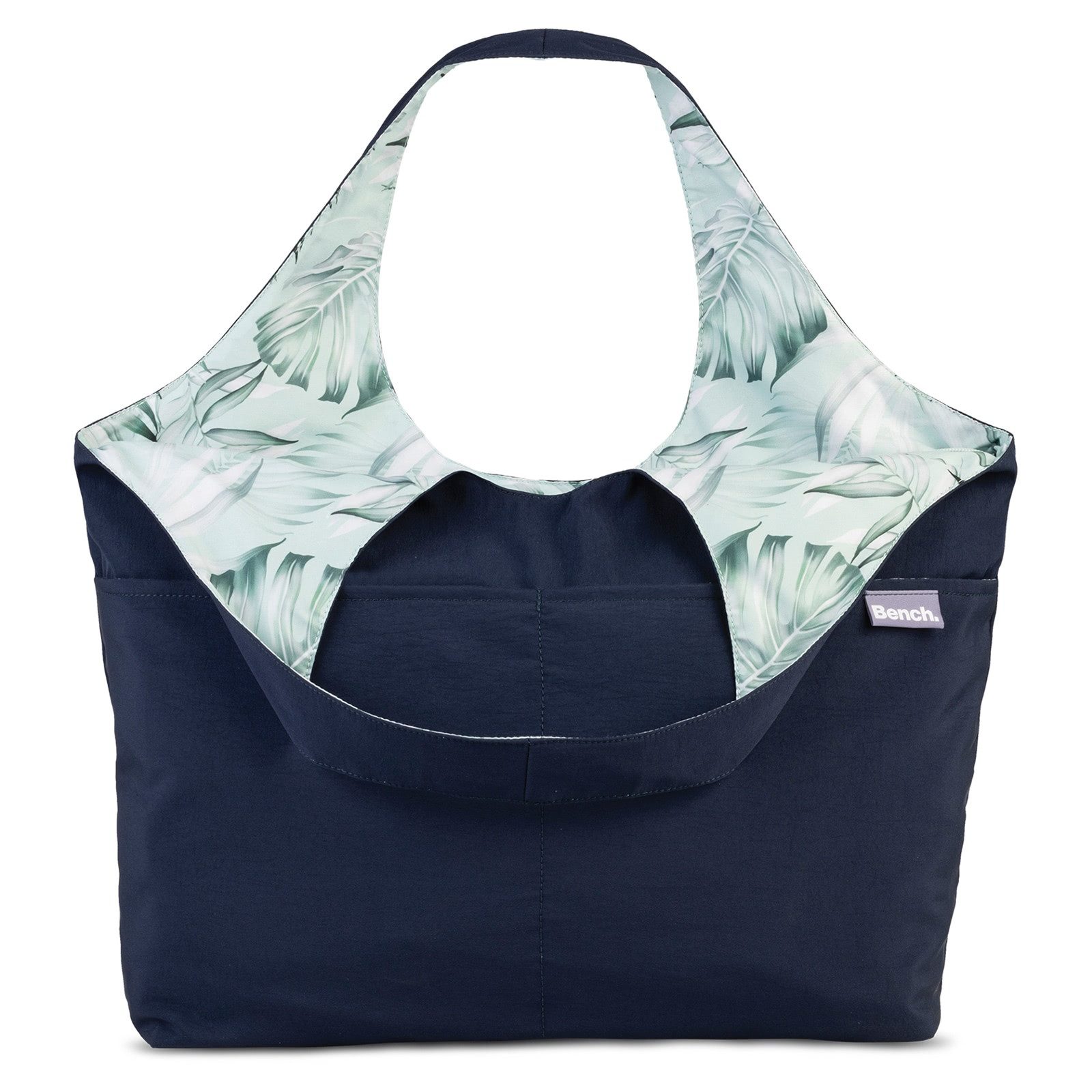 Bench. Shopper Bench Shopper Nylon washed blau (Shopper), Damen Shopper Nylon, washed, blau ca. 60cm x ca. 16cm