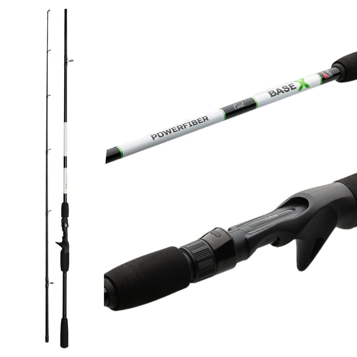Baitcasterrute BASE-X CAST 2,10m 15-40g Baitcastrute Angelrute Spinnrute