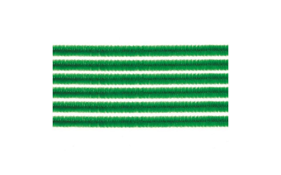 Glorex Bastelnaturmaterial Glorex Biegeplüsch grasgrün 10 Stück