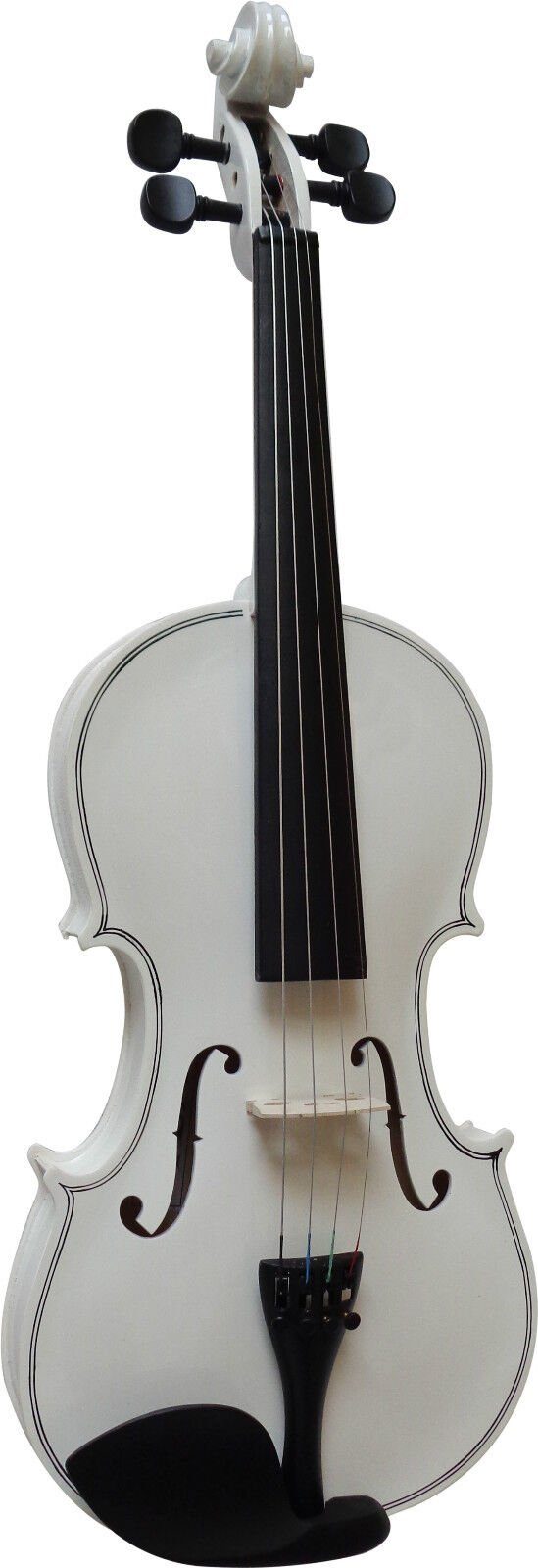 MSA Violine 4/4 Geige - Geigenset Bogen, Koffer, Kolophnium, Feinstimmer, aus Ahornholz