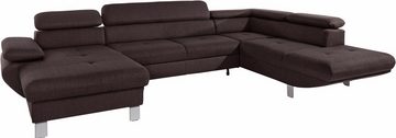 exxpo - sofa fashion Wohnlandschaft Vinci, wahlweise mit Bettfunktion