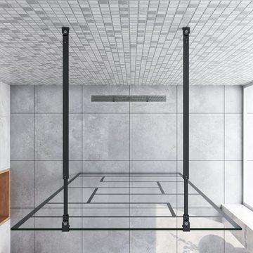 duschspa Duschwand Duschkabine Duschwand Walk in Dusche Duschtrennwand Glaswand Nano Glas, Einscheibensicherheitsglas, Sicherheitsglas, (Set), Glas, Nano Glas