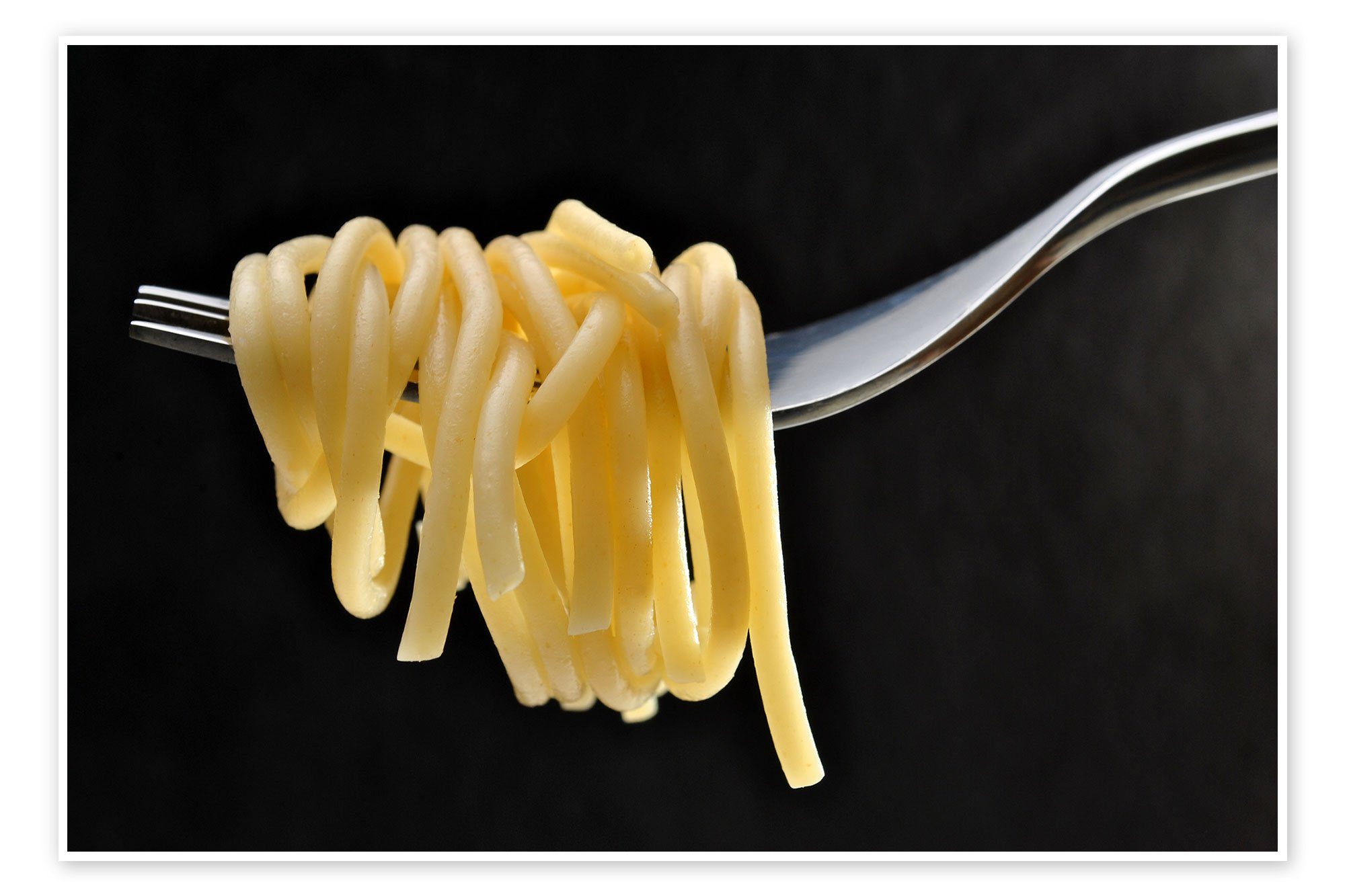 Posterlounge Poster Editors Choice, Spaghetti auf einer Gabel, Fotografie