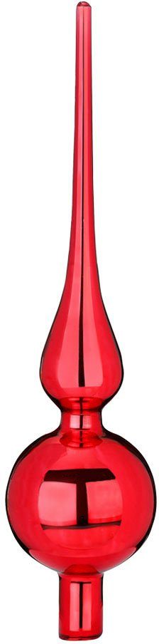 MAGIC by Inge Weihnachtsbaumkugel Ruby Red, Weihnachtsdeko, Christbaumschmuck (46 St), Christbaumkugeln aus Glas, 45 Kugeln Ø ca. 4-6 cm, inkl. Spitze 28 cm