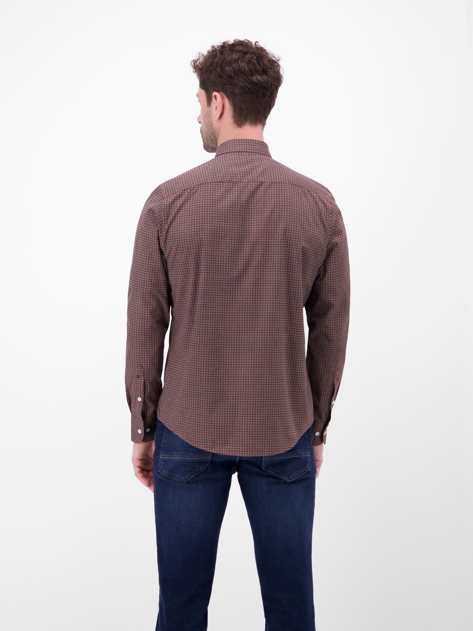 LERROS Langarmhemd mit Minimal-Print günstig online kaufen