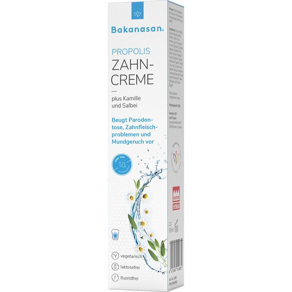 Bakanasan Zahnpasta Aagaard Propolis Zahncreme, 50 ml