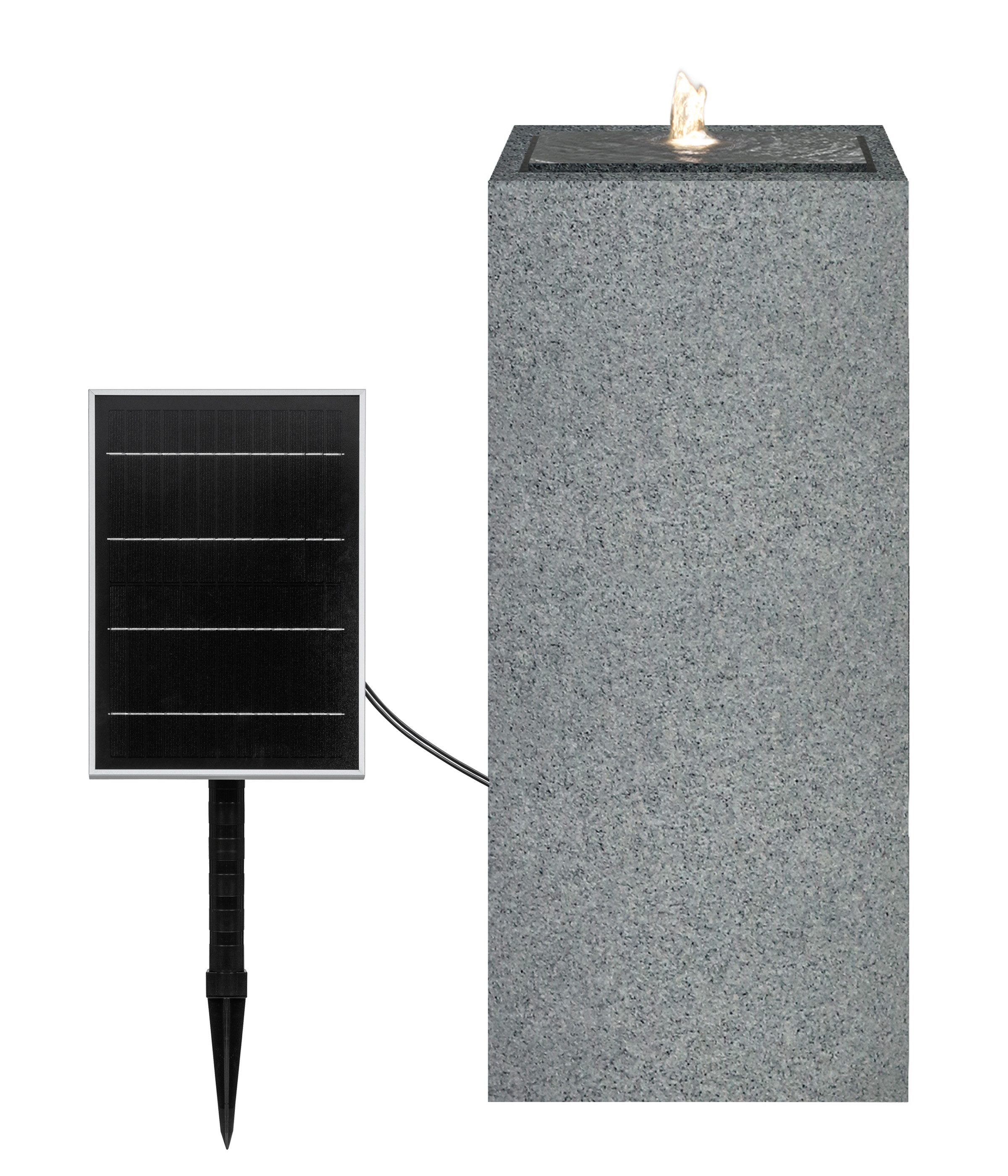 Dehner Gartenbrunnen Glonn, Brunnen Solar mit günstig online kaufen